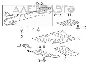 Защита переднего бампера Ford Edge 19-24