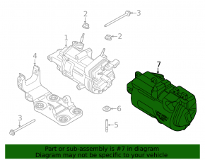 Кожух компрессора кондиционера Ford Mustang Mach-E 21-26
