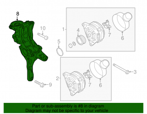 Корпус масляного фильтра VW CC 08-17