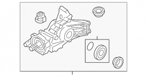 Задний дифференциал редуктор Mini Cooper Countryman R60 10-16