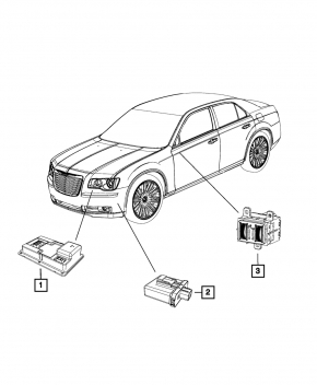 Блок розжига Chrysler 300 11-23