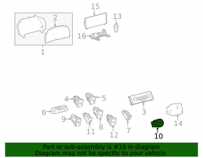 Кнопка start-stop Lexus NX200t NX300 15-21