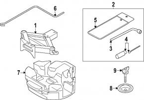 Домкрат Subaru Forester 25-26