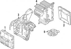 Вентилятор Central Gateway Control Module Volkswagen ID.4 21-22