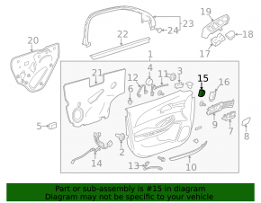 Кнопка блокировки двери передняя правая Chevrolet Malibu 13-15
