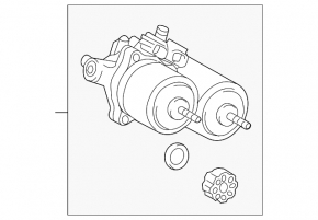 Тормозной усилитель brake booster Toyota Prius 30 10-15 бьет ошибку, сломаны фишки