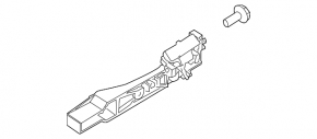 Механизм ручки двери задней левой Infiniti FX35 FX45 03-08