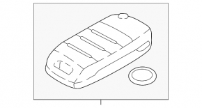Ключ Kia Niro 17-20 HEV, PHEV Keyless entry, 4 кнопки