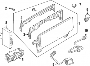 Buton pornire/oprire Ford Mustang Mach-E 21-23