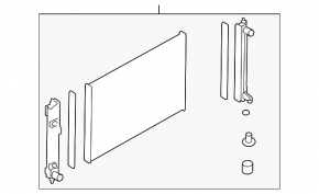 Radiator de răcire apă Nissan Murano z51 09-14 nou TYC Taiwan