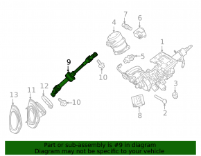 Рулевой карданчик Lexus RX350 RX450h 16-22