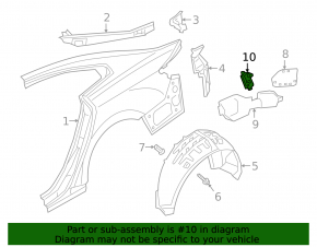 Замок лючка бензобака VW Passat 20-22