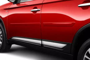 Молдинг двери нижний передней левой Mitsubishi Outlander 14-17
