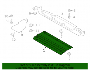Scut termic tobă spate Ford Fusion mk5 13-20