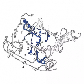 Проводка моторная Ford Edge 15-19 2.0T