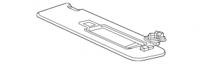 Козырек правый Volkswagen ID.4 23-26 черный
