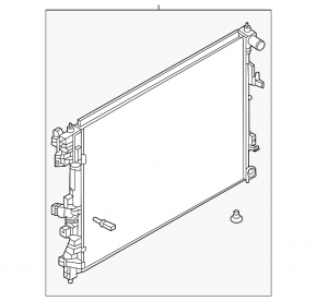 Radiator de răcire cu apă Nissan Murano 25-26