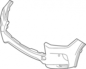 Bara fata goala Infiniti QX50 19- sub parcare noua, neoriginala