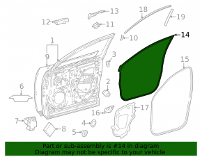 Garnitură ușă spate dreapta pentru Lexus RX350 RX350h RX450h+ RX500h 23-26 spate