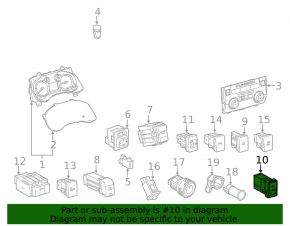 USB Hub, AUX Toyota Sienna 11-14