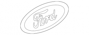Эмблема крышки багажника Ford Fiesta 11-19 4d