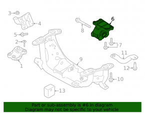Suport cutie de viteze Land Rover Range Rover 13-21 3.0, 5.0