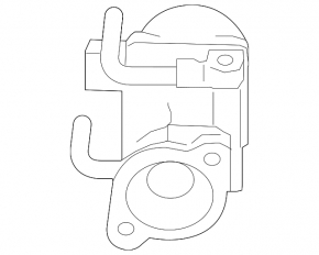 Клапан ЕГР Subaru Forester 14-18 SJ 2.0