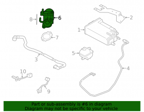 Клапан ЕГР Subaru Forester 14-18 SJ 2.0