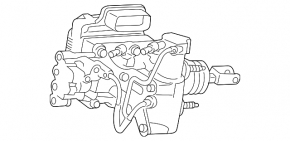 ABS АБС в сборе с ГТЦ Lexus ES300h 13-16 hybrid