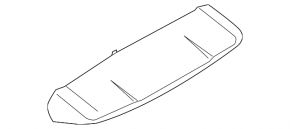 Спойлер двери багажника BMW X7 G07 19-26 2 части