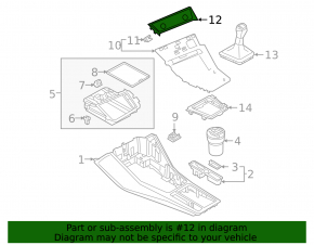 Ornamente multimedia pentru consolă centrală Audi Q3 83A 19-25, negre