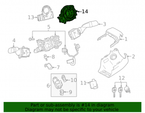 Шлейф руля Toyota Camry v70 18-19 без датчика поворота руля