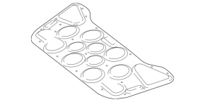Изоляция капота Mercedes CLA 14-19