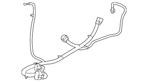 Проводка диффузора Chevrolet Malibu 13-15