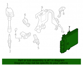 Блок ECU компьютер двигателя Nissan Pathfinder 13-13