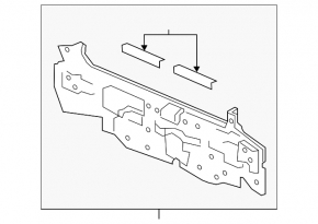 Panoul din spate al Acura TLX 15-