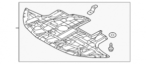 Защита двигателя Hyundai Elantra AD 17-20 2.0
