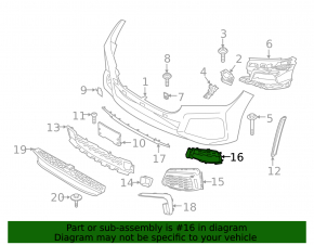 Решетка переднего бампера левая BMW 7 G11 G12 20-22 M type