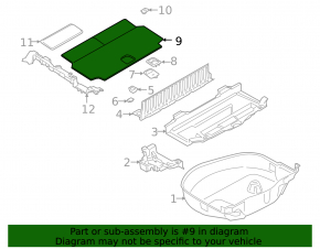Podea portbagaj BMW X7 G07 19-22 Antracit
