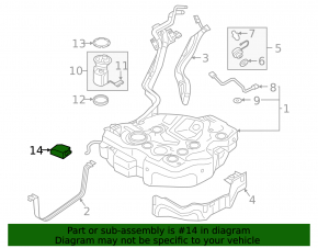 Fuel Pump Control Module Audi A3 8V 15-20 1.4T, 1.8T, 2.0T