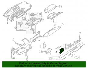 Husă coloană de direcție Mercedes W167 GLE 350 450 20-23 gri închis