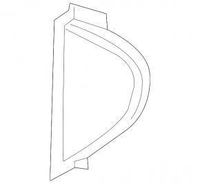Decorație bord lateral dreapta Mercedes C-class W205 15-18 negru