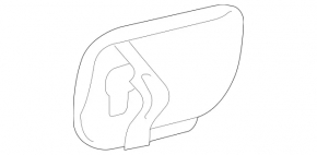 Лючок бензобака Mercedes W211