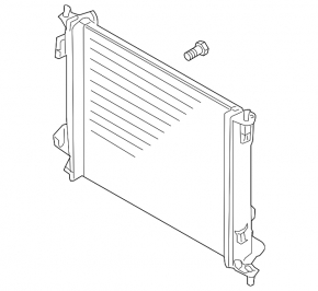 Radiator răcire apă Kia Forte 4d 14-16 pre-oprire transmisie manuală