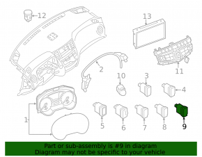 Кнопка MAIN OOF/ON Infiniti JX35 QX60 13-20
