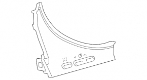 Кнопки управления подсветки приборов Toyota Camry v70 18-24