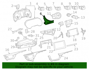 Кнопки управления подсветки приборов Toyota Camry v70 18-24