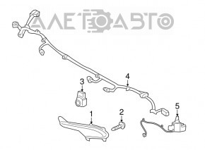 Reflector spate stânga pentru Hyundai Santa FE Sport 17-18