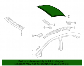 Acoperiș metalic pentru Mercedes Clasa A V177 19-22 cu geamuri panoramice