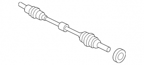 Привод полуось передняя левая Mazda CX-7 06-09